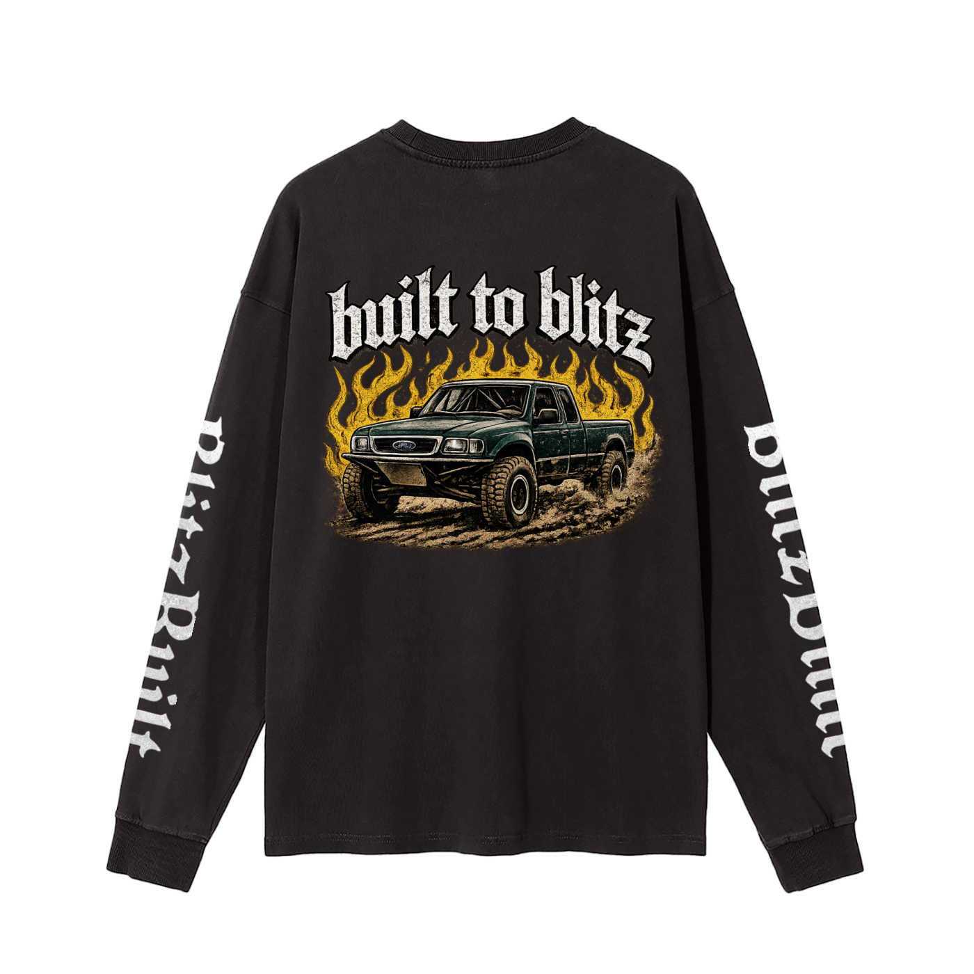 Blitz Built Graphic Long Sleeve T-Shirt