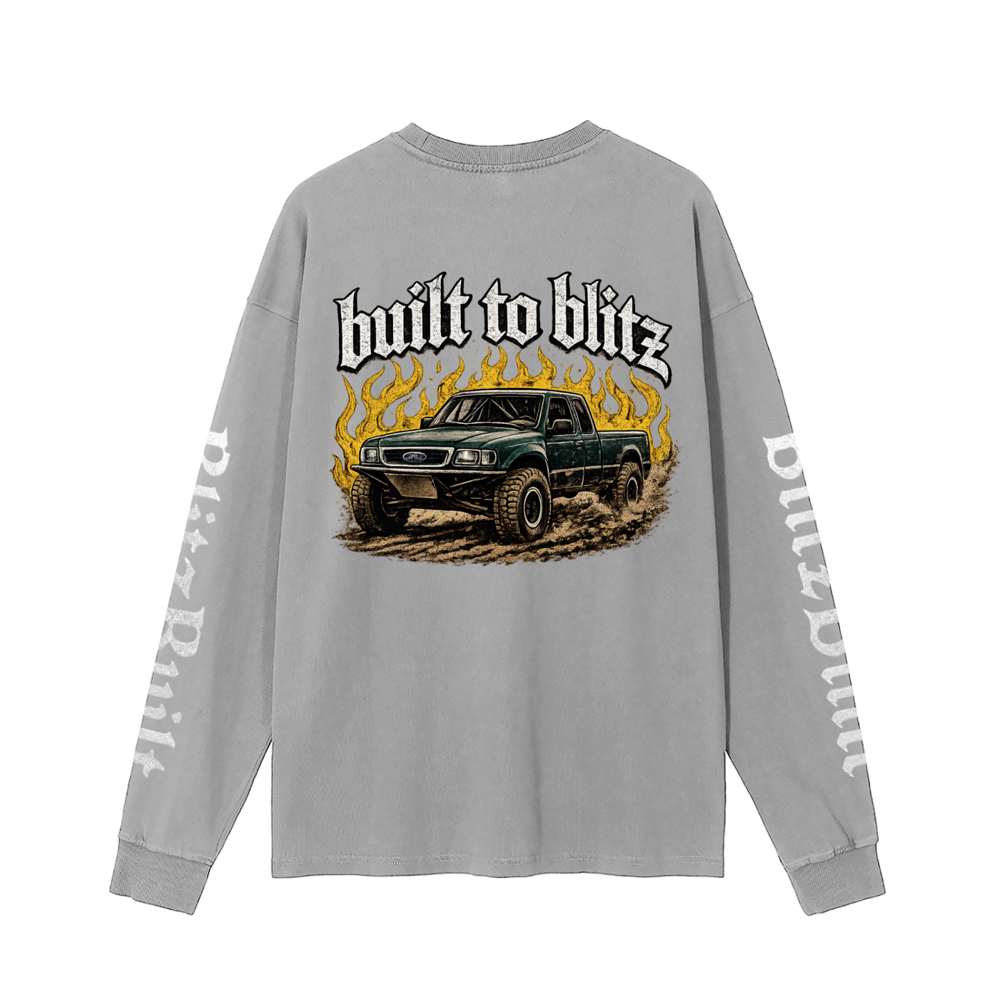 Blitz Built Graphic Long Sleeve T-Shirt