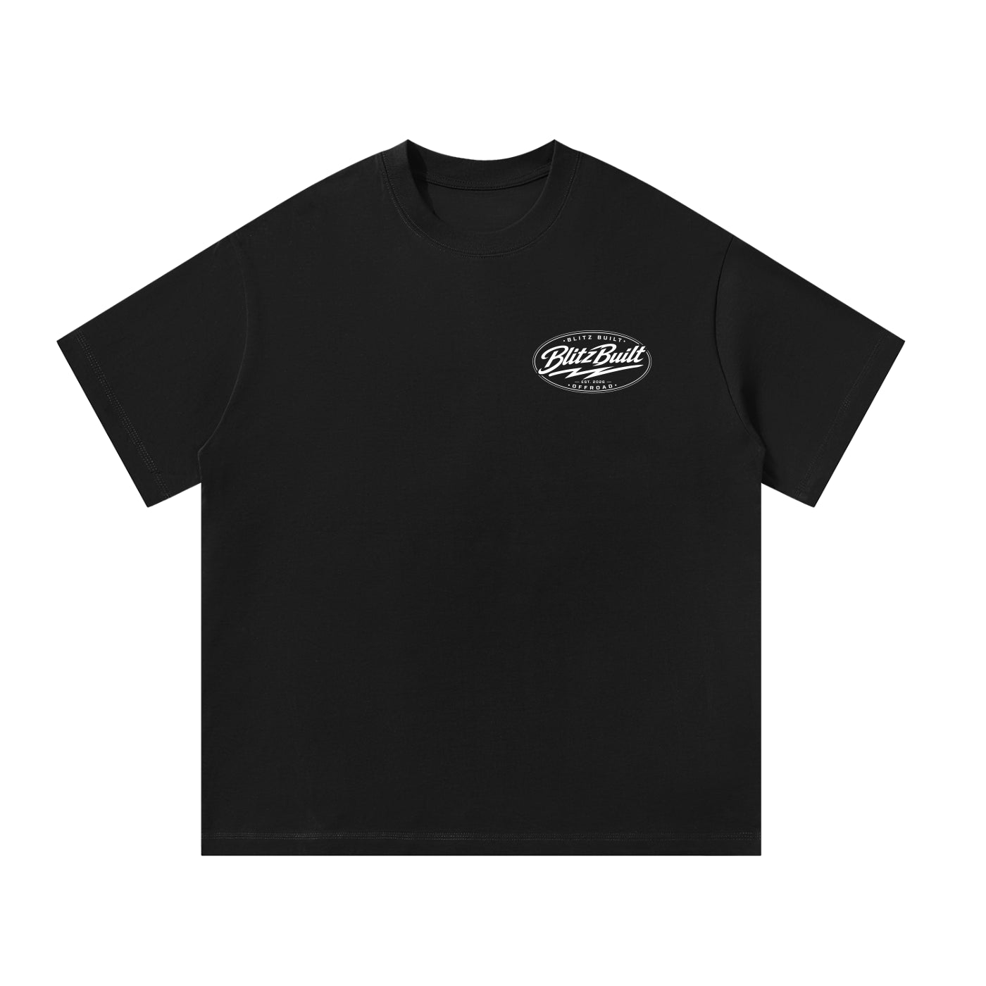Classic Circle Blitz Built Logo Oversized T-Shirt