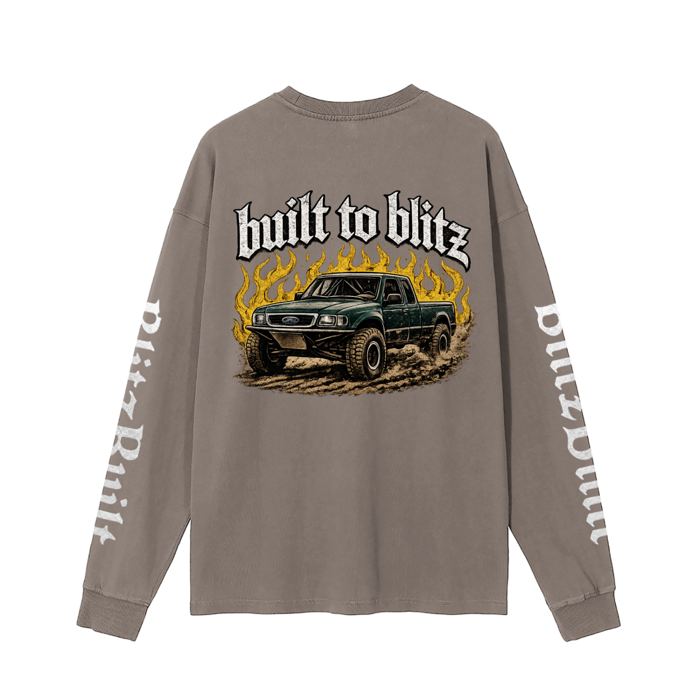 Blitz Built Graphic Long Sleeve T-Shirt